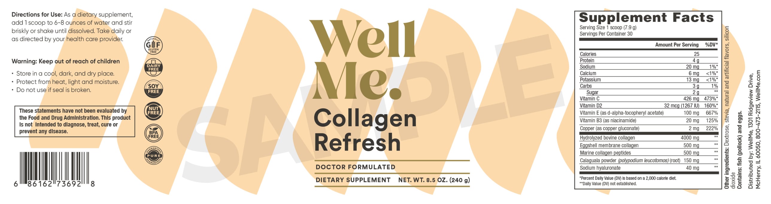 collagen refresh ingredients